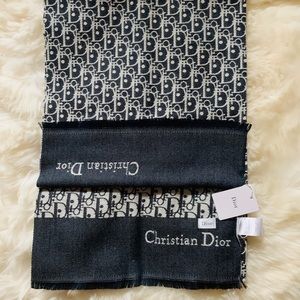 Christian Dior Blue Marine Scarf